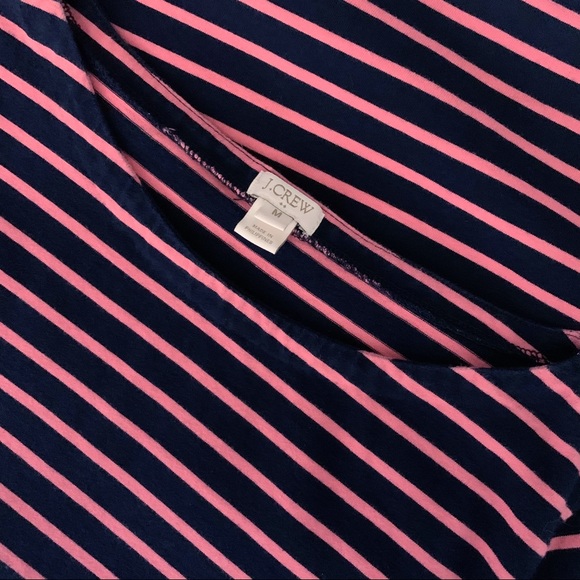 J. Crew Stripe Boatneck Boxy Top Size Medium - Picture 10 of 11